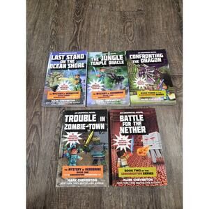 The Gameknight999 Lot of 5 Mark Cheverton Minecraft Books Unofficial Guides